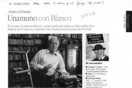 Unamuno con Blanco.