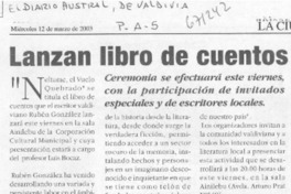 Lanzan libro de cuentos.