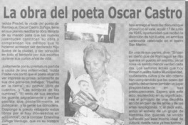 La Obra del poeta Oscar Castro.
