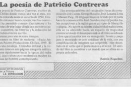 La Poesía de Patricio Contreras