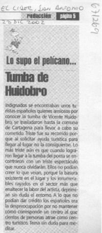 Tumba de Huidobro.