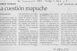 La cuestión mapuche