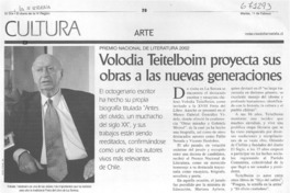 Volodia Teitelboim proyecta sus obras a las nuevas generaciones.