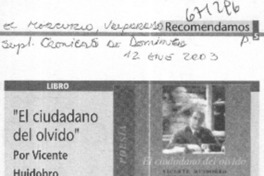 El ciudadano del olvido"