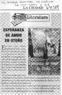 Esperanza de amor en otoño.