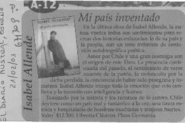 Mi país inventado".