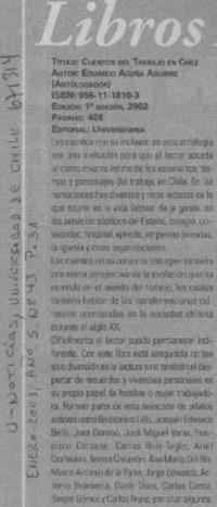 Cuentos del trabajo en Chile.