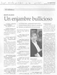 Un enjambre bullicioso : [entrevista]