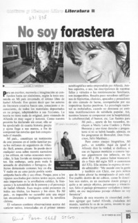 No soy forastera