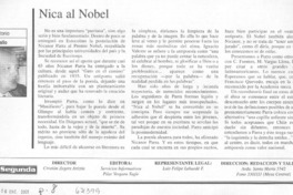 Nica al nobel