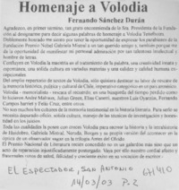 Homenaje a Volodia
