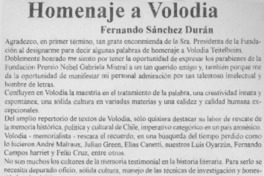 Homenaje a Volodia