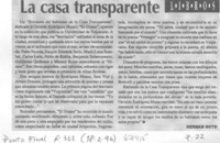 La Casa transparente