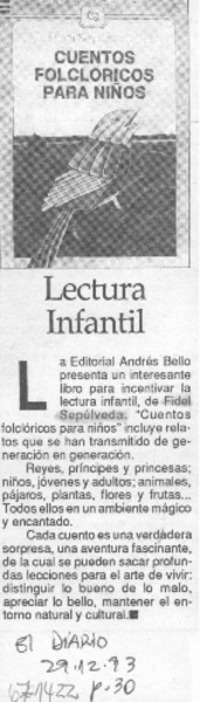Lectura infantil.