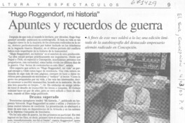Apuntes y recuerdos de guerra.