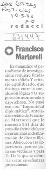 Francisco Martorell.