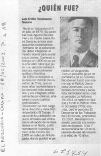 Quién fue?