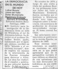 La democracia en el mundo de hoy.