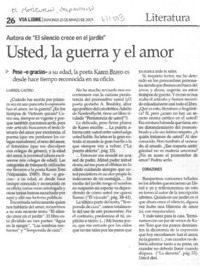 Usted, la guerra y el amor
