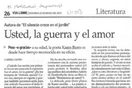 Usted, la guerra y el amor