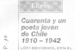 Cuarenta y un poeta joven de Chile 1910-1942.