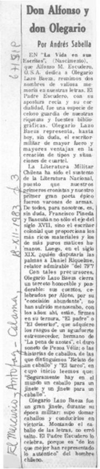 Don Alfonso y don Olegario