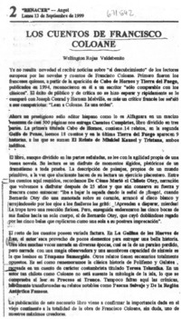 Los cuentos de Francisco Coloane