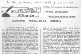 Concepto actual de la historia