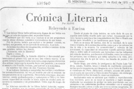 Crónica literaria