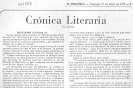 Crónica literaria