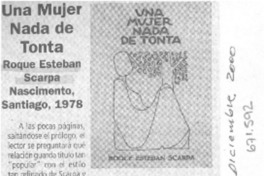Una Mujer nada de tonta.