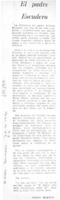 El Padre Escudero