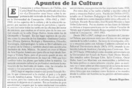 Apuntes de la cultura