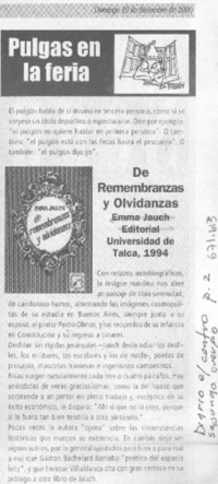De remembranzas y olvidanzas