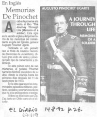 Memorias de Pinochet.