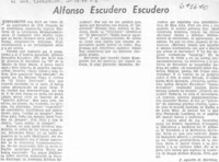 Alfonso Escudero Escudero