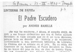 El padre Escudero