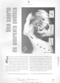 Una suerte de anorexia poética