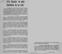 Zoilo Escobar en ocho momentos de su vida