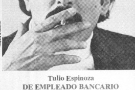 De empleado bancario a escritor