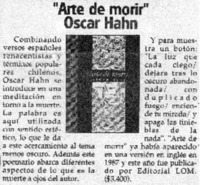 Arte de morir".
