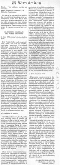 Un chileno nacido en Caracas