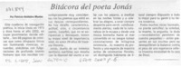 Bitácora del poeta Jonás