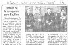Historia de la navegación en el Pacífico.