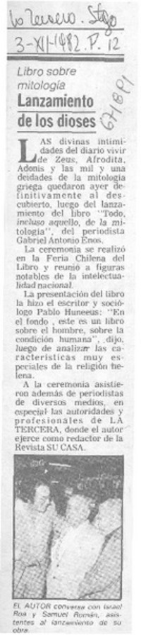 Lanzamiento de los dioses.