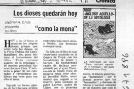 Los Dioses quedarán hoy "como la mona"