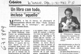 Un libro con todo, incluso "aquello".