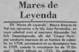 Mares de leyenda