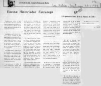 Encina: historiador estratega.
