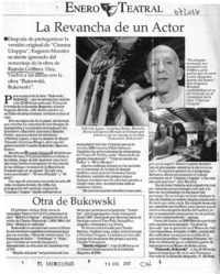 La revancha de un actor.